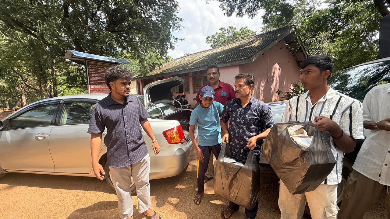Uduwela Ceylon team sharing support with a local family