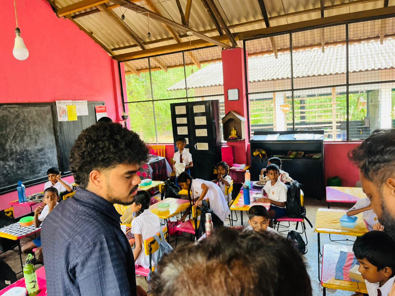 Students receiving community support