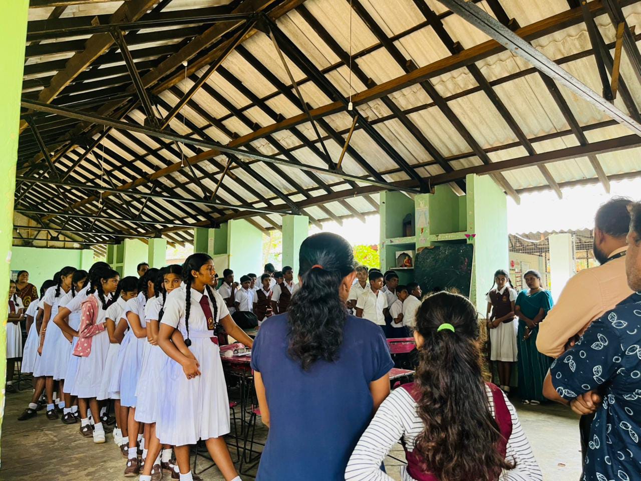 Team participation in a community support event